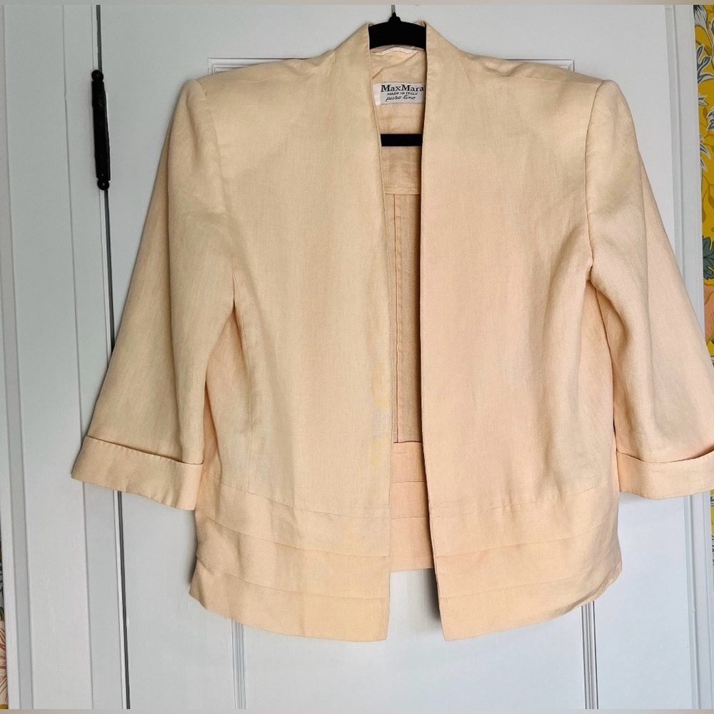 MaxMara linen blazer